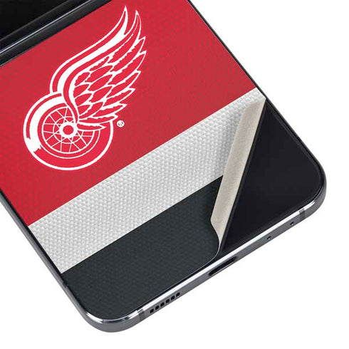 NHL Detroit Red Wings Jersey Galaxy Z Flip5 5G Skin