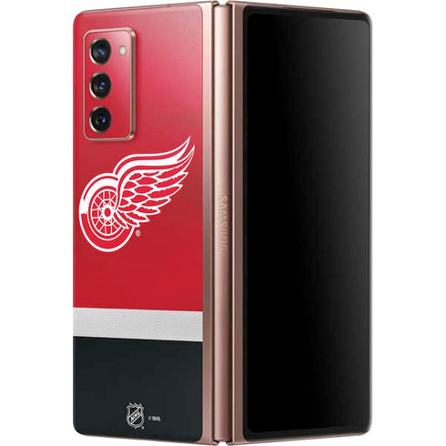 NHL Detroit Red Wings Jersey Galaxy Z Fold2 5G Skin