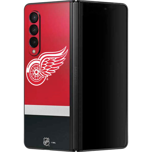 NHL Detroit Red Wings Jersey Galaxy Z Fold3 5G Skin