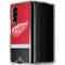 NHL Detroit Red Wings Jersey Galaxy Z Fold4 5G Clear Case