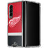 NHL Detroit Red Wings Jersey Galaxy Z Fold4 5G Clear Case