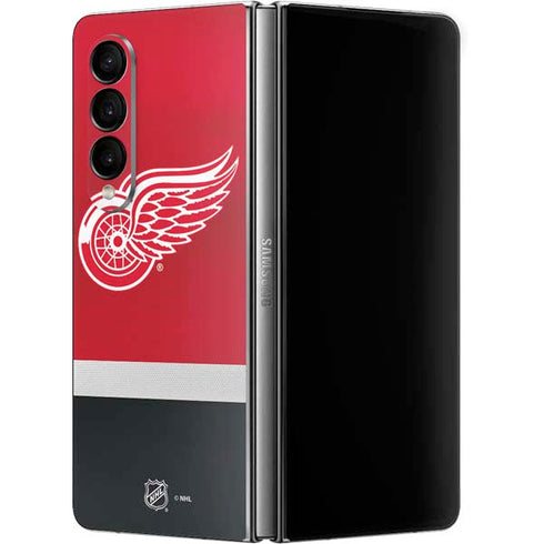NHL Detroit Red Wings Jersey Galaxy Z Fold4 5G Skin