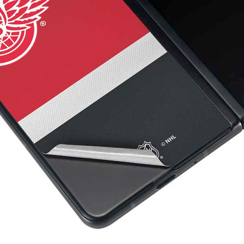 NHL Detroit Red Wings Jersey Galaxy Z Fold4 5G Skin