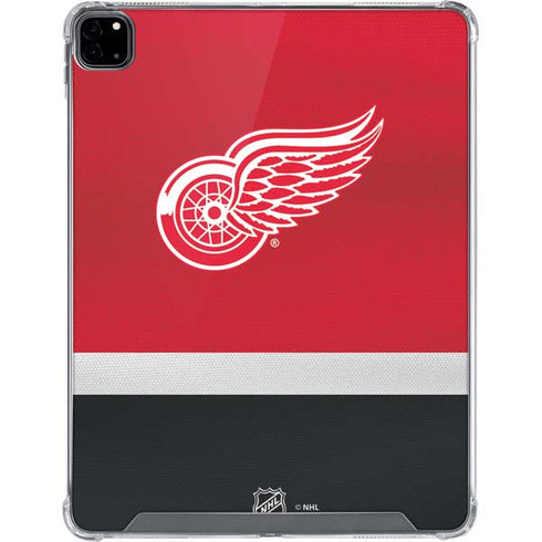 NHL Detroit Red Wings Jersey iPad Pro 12.9in (2020) Clear Case
