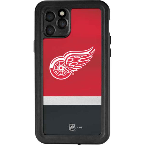 NHL Detroit Red Wings Jersey iPhone 11 Pro Waterproof Case