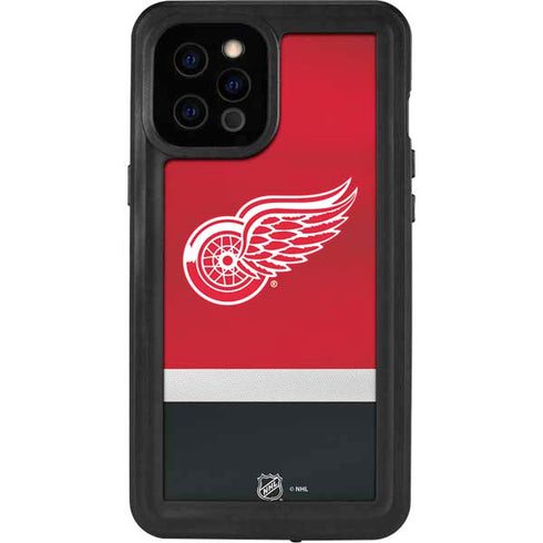 NHL Detroit Red Wings Jersey iPhone 12 Pro Max Waterproof Case