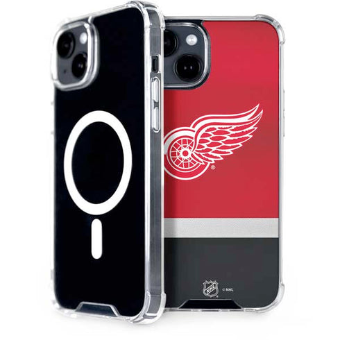 NHL Detroit Red Wings Jersey iPhone 13 MagSafe Case
