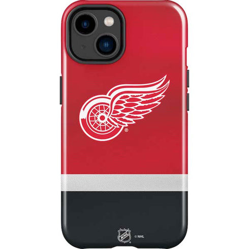 NHL Detroit Red Wings Jersey iPhone 14 Plus Impact Case