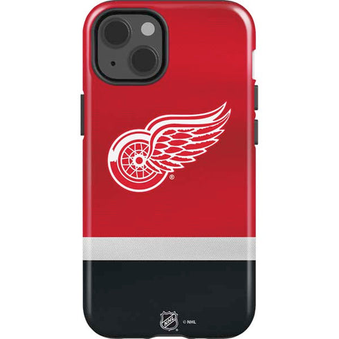 NHL Detroit Red Wings Jersey iPhone 15 Impact Case