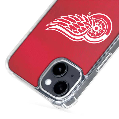 NHL Detroit Red Wings Jersey iPhone 15 Plus MagSafe Case
