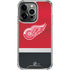 NHL Detroit Red Wings Jersey iPhone 14 Pro Clear Case
