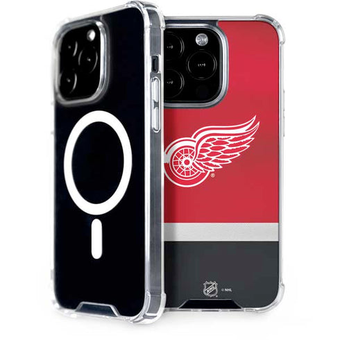 NHL Detroit Red Wings Jersey iPhone 15 Pro MagSafe Case