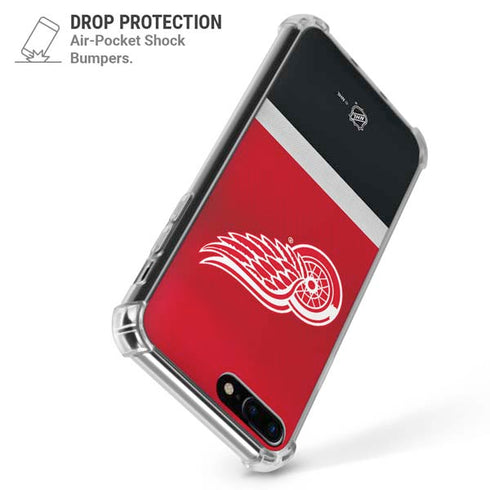 NHL Detroit Red Wings Jersey iPhone 7/8 Plus Clear Case