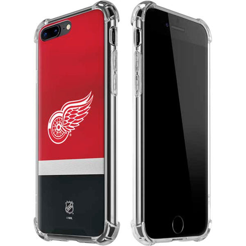 NHL Detroit Red Wings Jersey iPhone 7/8 Plus Clear Case