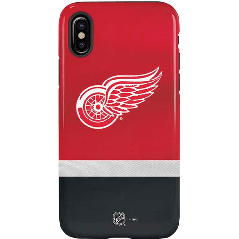NHL Detroit Red Wings Jersey iPhone X Pro Case