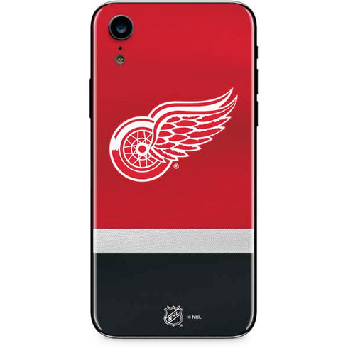 NHL Detroit Red Wings Jersey iPhone XR Skin