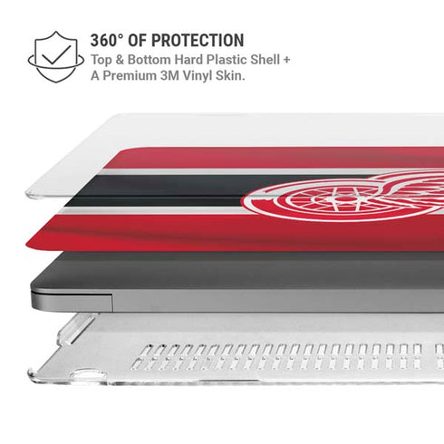 NHL Detroit Red Wings Jersey MacBook Pro 16in (2021-25) Case plus Skin