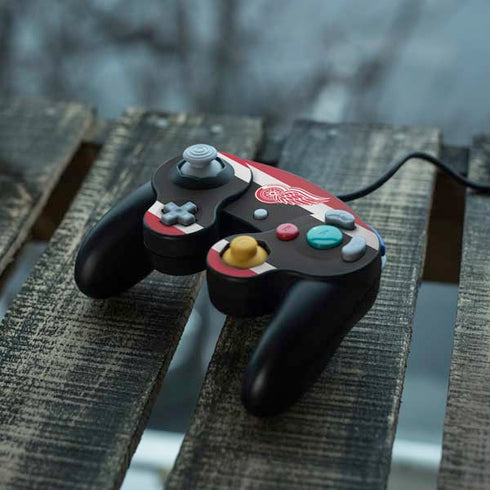 NHL Detroit Red Wings Jersey Nintendo GameCube Controller Skin