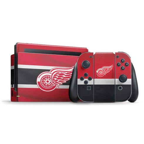 NHL Detroit Red Wings Jersey Nintendo Switch Bundle Skin
