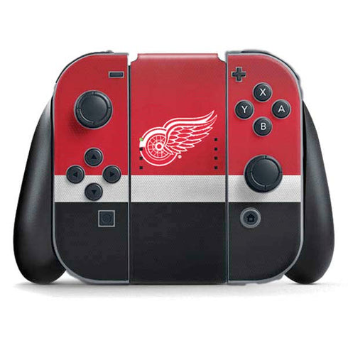 NHL Detroit Red Wings Jersey Nintendo Switch (2017-2021) Joy-Con Controller Skin