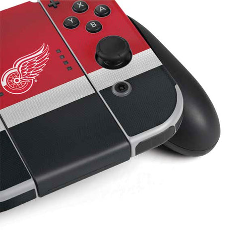NHL Detroit Red Wings Jersey Nintendo Switch OLED (2021) Skin