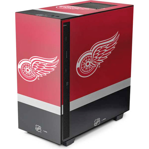 NHL Detroit Red Wings Jersey NZXT H510 Compact ATX Mid-Tower Case Skin