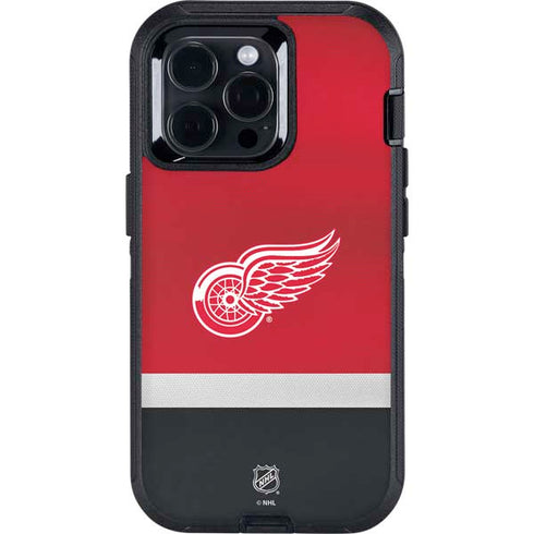NHL Detroit Red Wings Jersey Otterbox Defender iPhone Skin