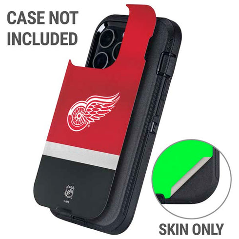 NHL Detroit Red Wings Jersey Otterbox Defender iPhone Skin