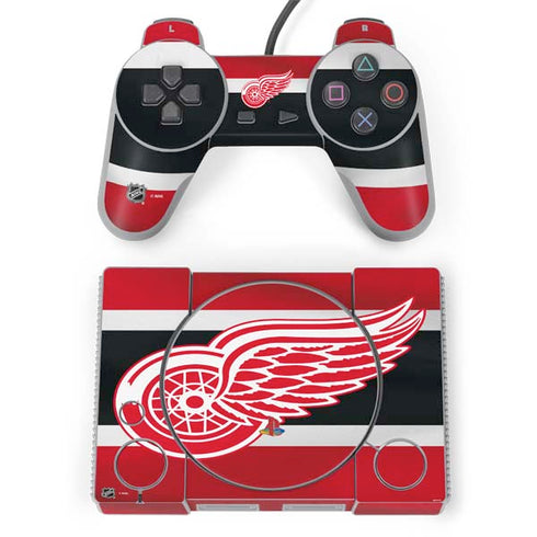 NHL Detroit Red Wings Jersey PlayStation Classic Bundle Skin