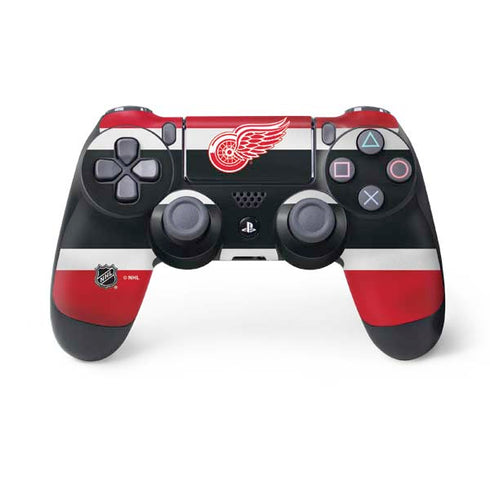 NHL Detroit Red Wings Jersey PS4 Controller Skin