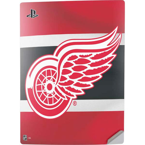 NHL Detroit Red Wings Jersey PS5 Digital Edition Console Skin