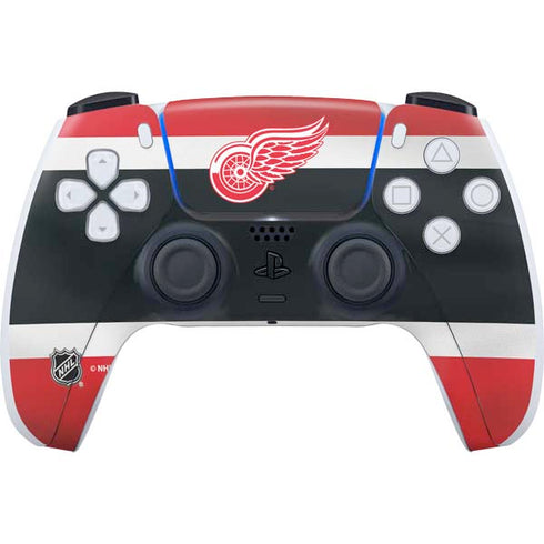 NHL Detroit Red Wings Jersey PS5 Controller Skin