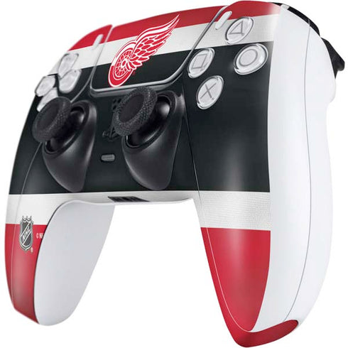 NHL Detroit Red Wings Jersey PS5 Controller Skin