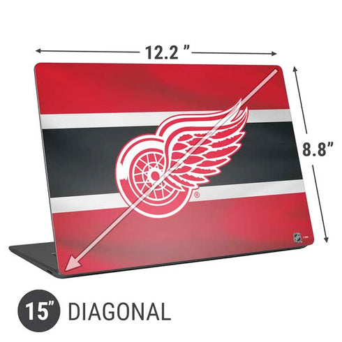 NHL Detroit Red Wings Jersey Universal Laptop 15in (12.2 x 8.8in) Skin