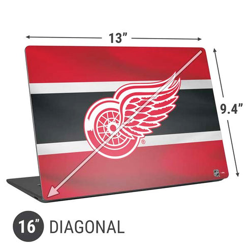 NHL Detroit Red Wings Jersey Universal Laptop 16in (13 x 9.4in) Skin