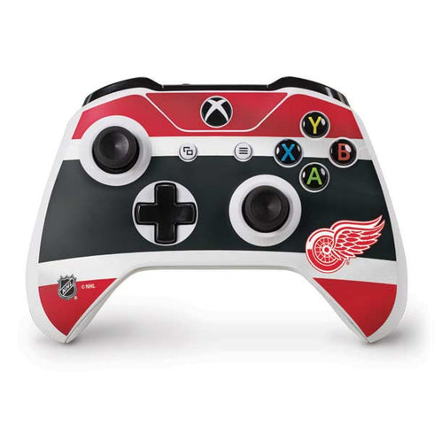 NHL Detroit Red Wings Jersey Xbox One S Controller Skin