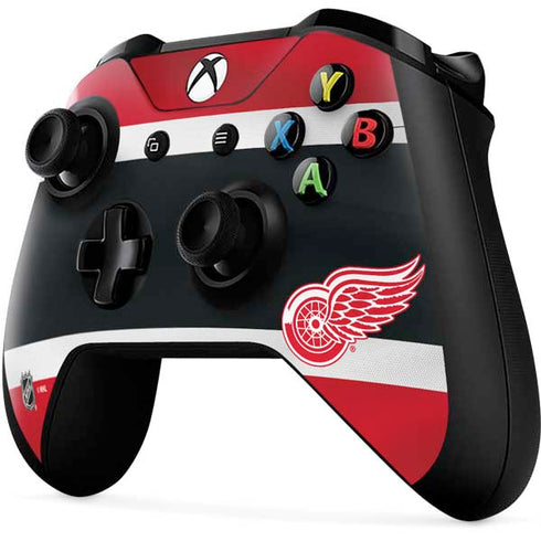 NHL Detroit Red Wings Jersey Xbox One X Controller Skin