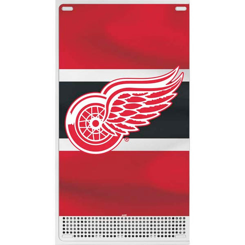 NHL Detroit Red Wings Jersey Xbox Series S Console Skin