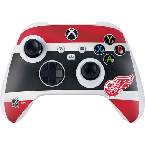 NHL Detroit Red Wings Jersey Xbox Series S Controller Skin