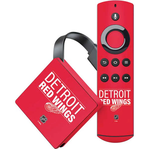 NHL Detroit Red Wings Lineup Amazon Fire TV Skin
