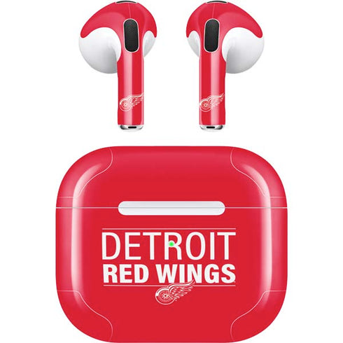 NHL Detroit Red Wings Lineup Apple AirPods (3rd Gen 2021) Skin