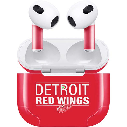 NHL Detroit Red Wings Lineup Apple AirPods (3rd Gen 2021) Skin