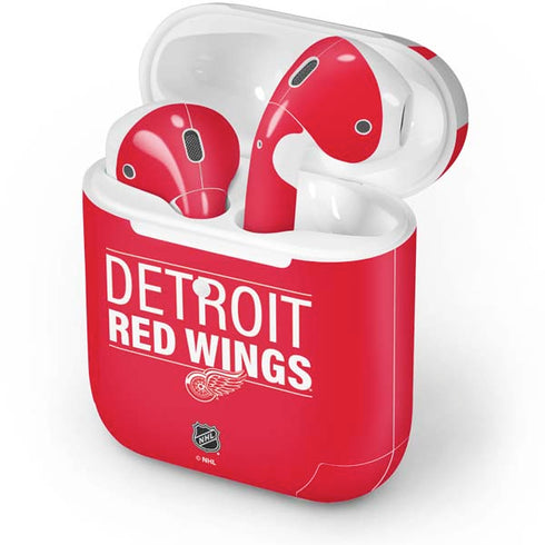 NHL Detroit Red Wings Lineup Apple AirPods Skin