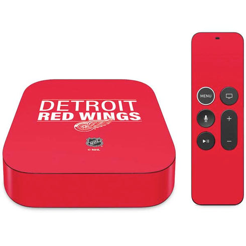 NHL Detroit Red Wings Lineup Apple TV Skin