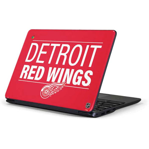NHL Detroit Red Wings Lineup Samsung Chromebook Skin