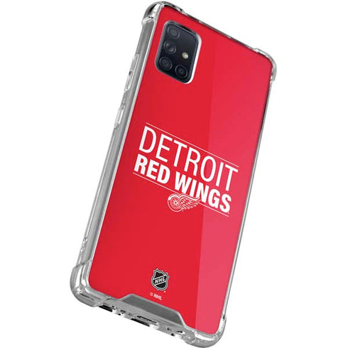 NHL Detroit Red Wings Lineup Galaxy A51 5G Clear Case