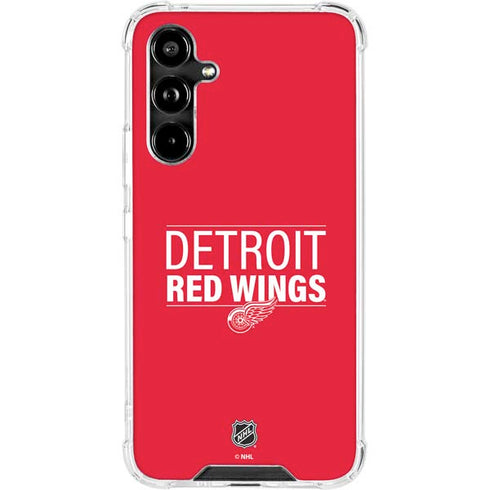 NHL Detroit Red Wings Lineup Galaxy A54 5G Clear Case