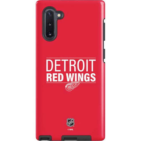NHL Detroit Red Wings Lineup Galaxy Note 10 Pro Case