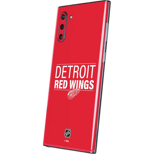 NHL Detroit Red Wings Lineup Galaxy Note 10 Skin