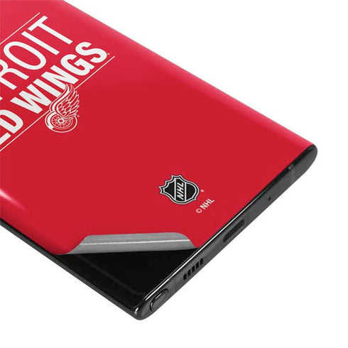 NHL Detroit Red Wings Lineup Galaxy Note 10 Skin